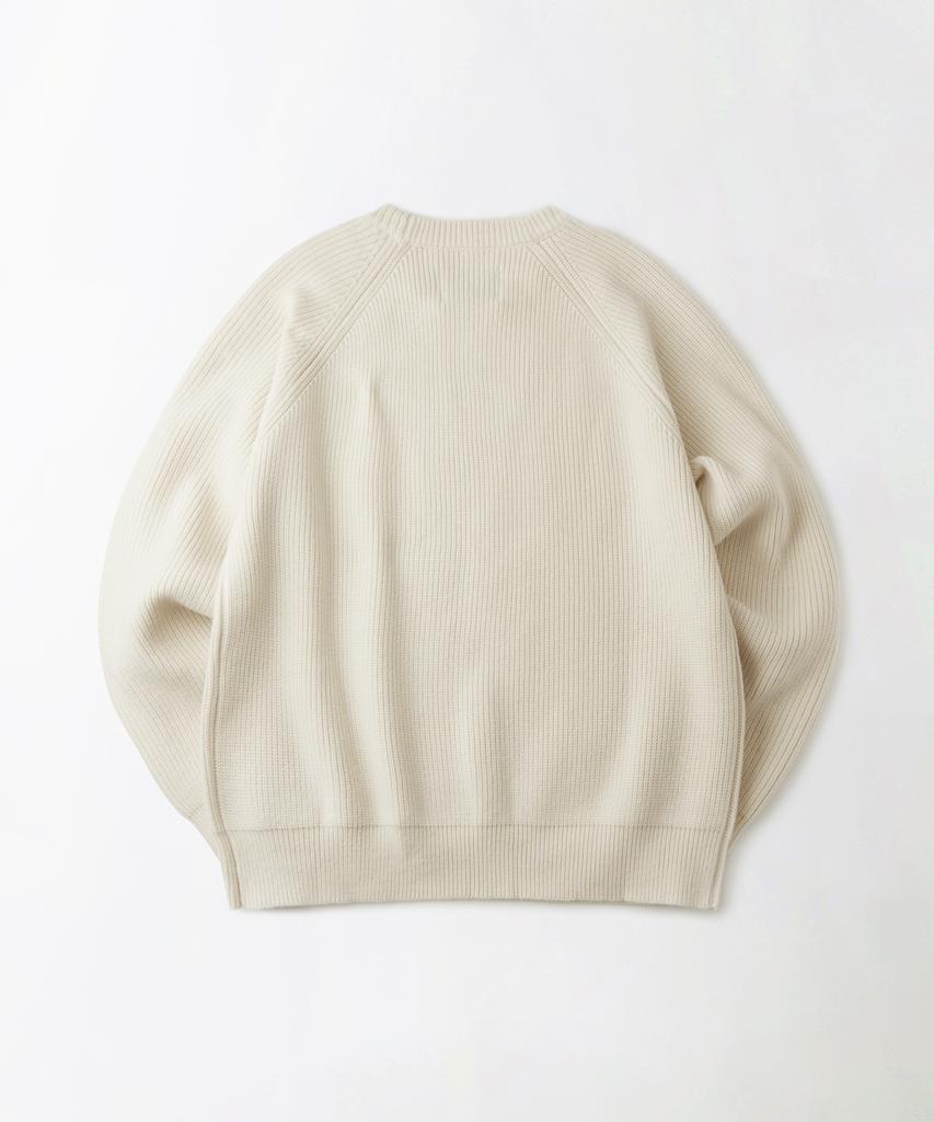 OUTSTANDING Raglan Crew Neck Knit_Ivory