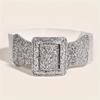 Wide Waist Strap Punk Style Decoration Belt Exquisite Stretch Waistband  for Women