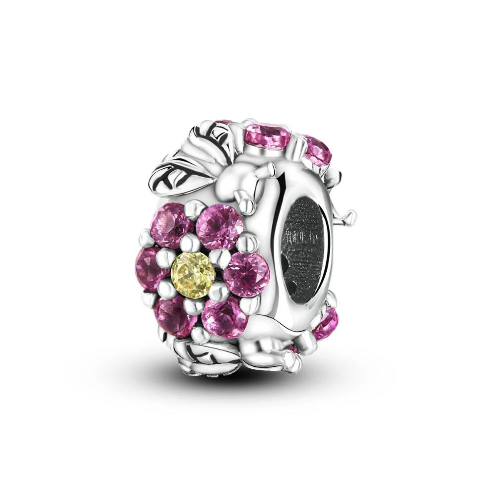 925 Silver Butterfly Firefly Pendants Charms Beads For Women Fine Jewelry Making Necklace Bracelet