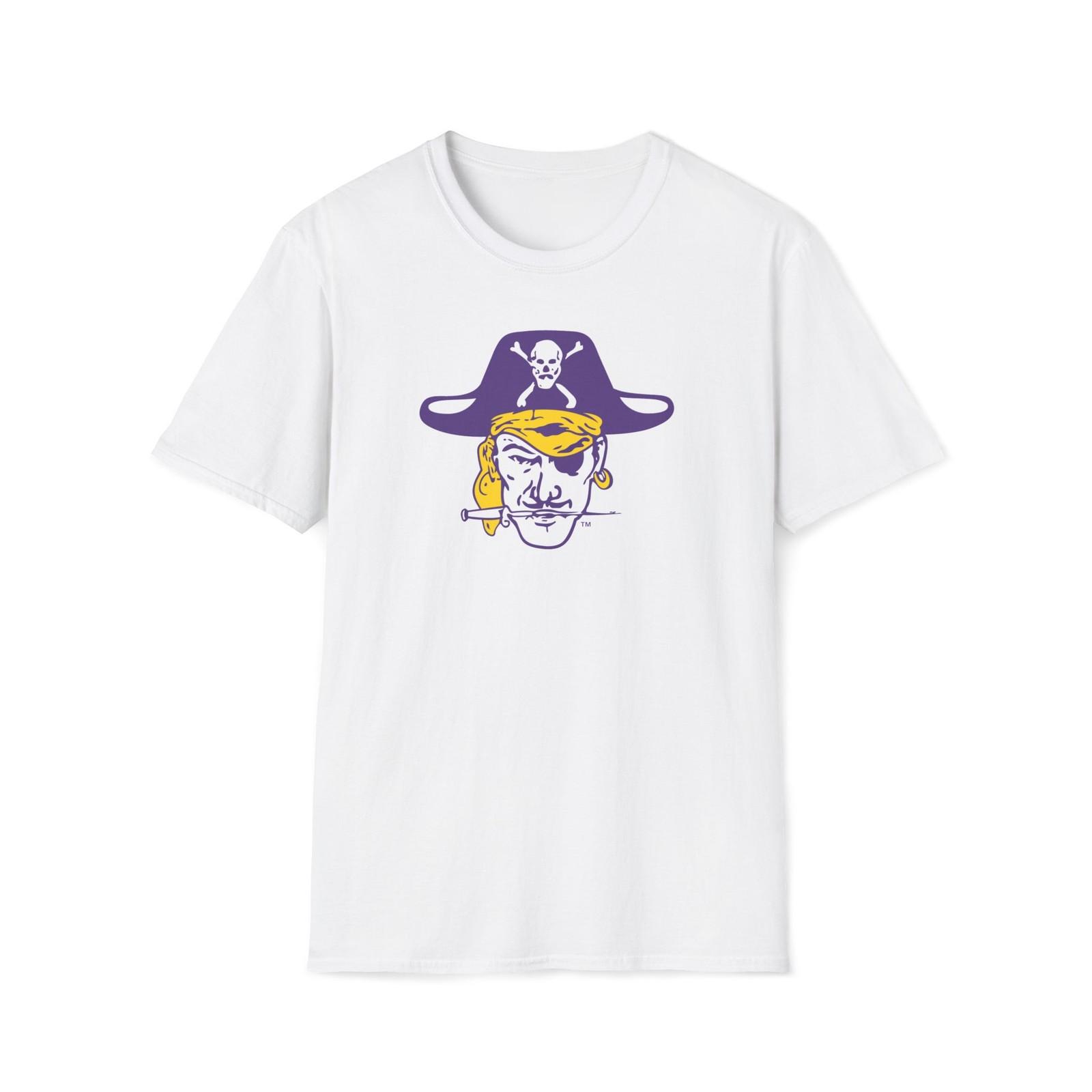 Vintage East Carolina Pirates ECU Softstyle T-Shirt S разноцветный