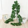 12PCS Green Artificial Ivy Leaf Flexible Vine Lightweight Hanging Garland DIY Accessories Craft Artificial Vine Party Supplies