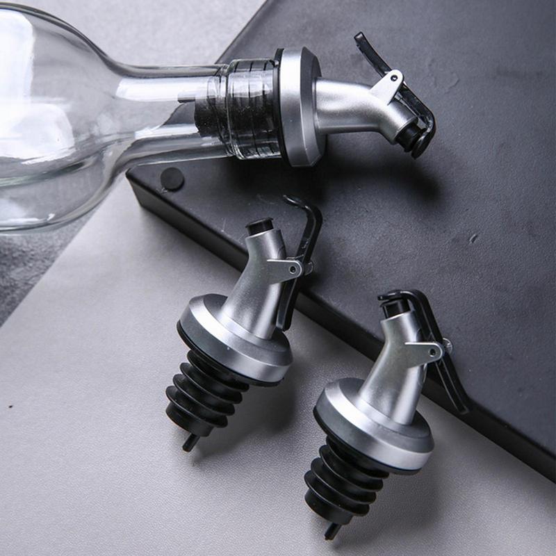 1pcs Olive Oil Spouts Oil Vinegar Bottle Stopper Spout Leakproof Nozzle Dispenser Creative Leakproof Silicone Bottle Stopper