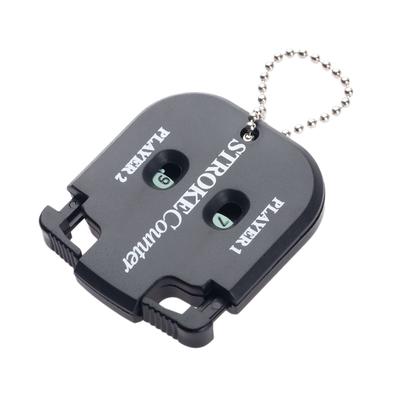 Mini Handy Golf Shot Count Stroke Putt Score Counter Two Digits Scoring Keeper With Key Chain Golf Accessorie Golf Training Aids