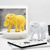 New Creative Modern Simple Solid Color Elephant Home Interior Office Resin Craft Ornaments