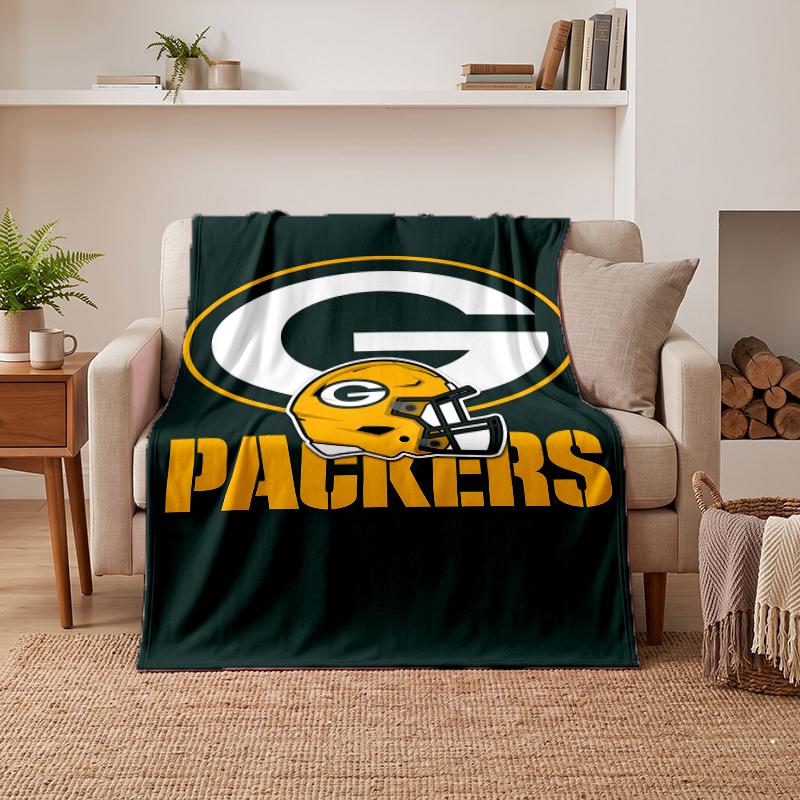 Coperte in Flanella Morbida e Calda Green Bay Packers Coperta Confortevole per Decorazione della Casa e Regalo