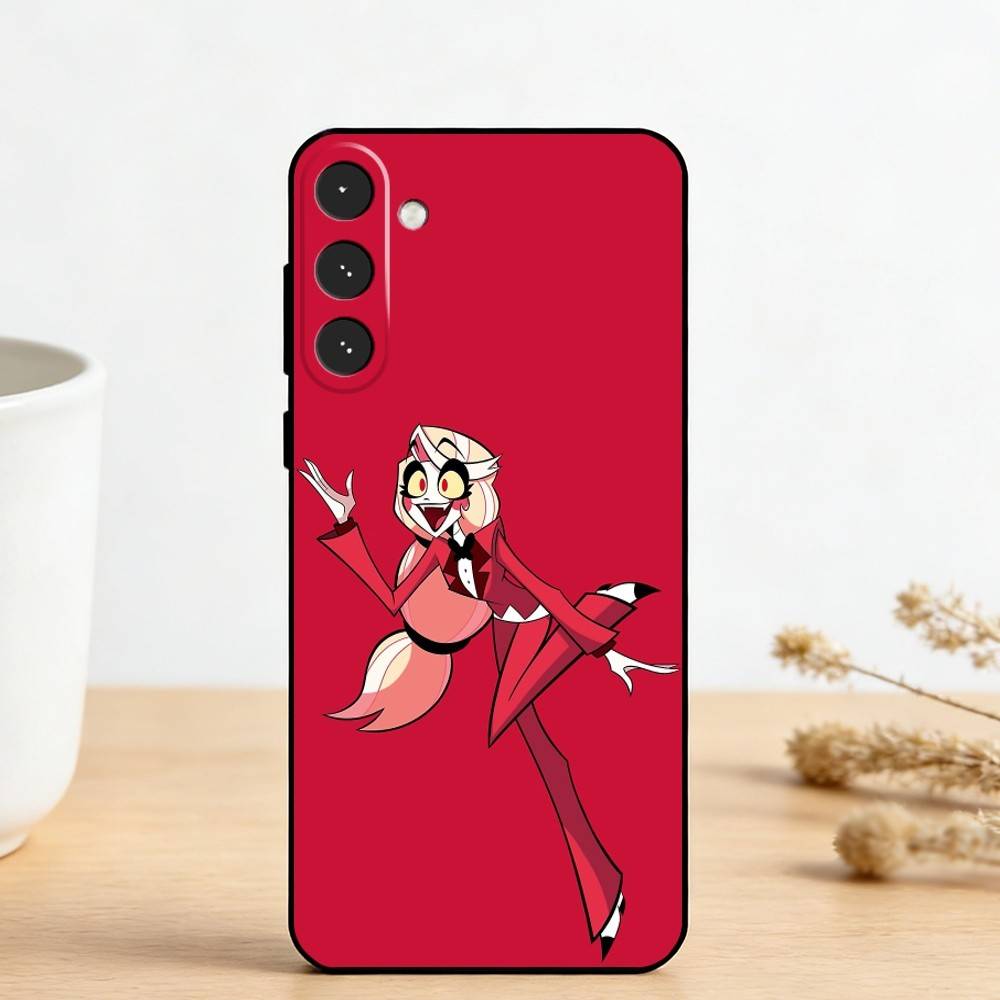 H-Hazbin Hotel C-Charlie Morningstar Phone Case For Samsung Galaxy A73,A72,A71,A70,A53,A52,A51,Others Soft Black Cover