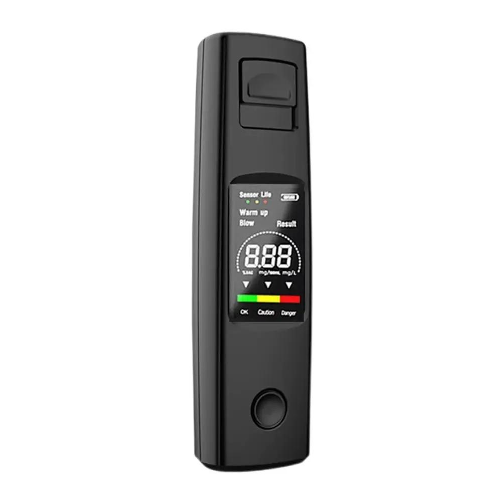 Alcohol Tester Portable Air Blown Contactless Drunk Driving With Tool Diagnostic LED Alcohol Digital Display Breathalyzer Y4O3