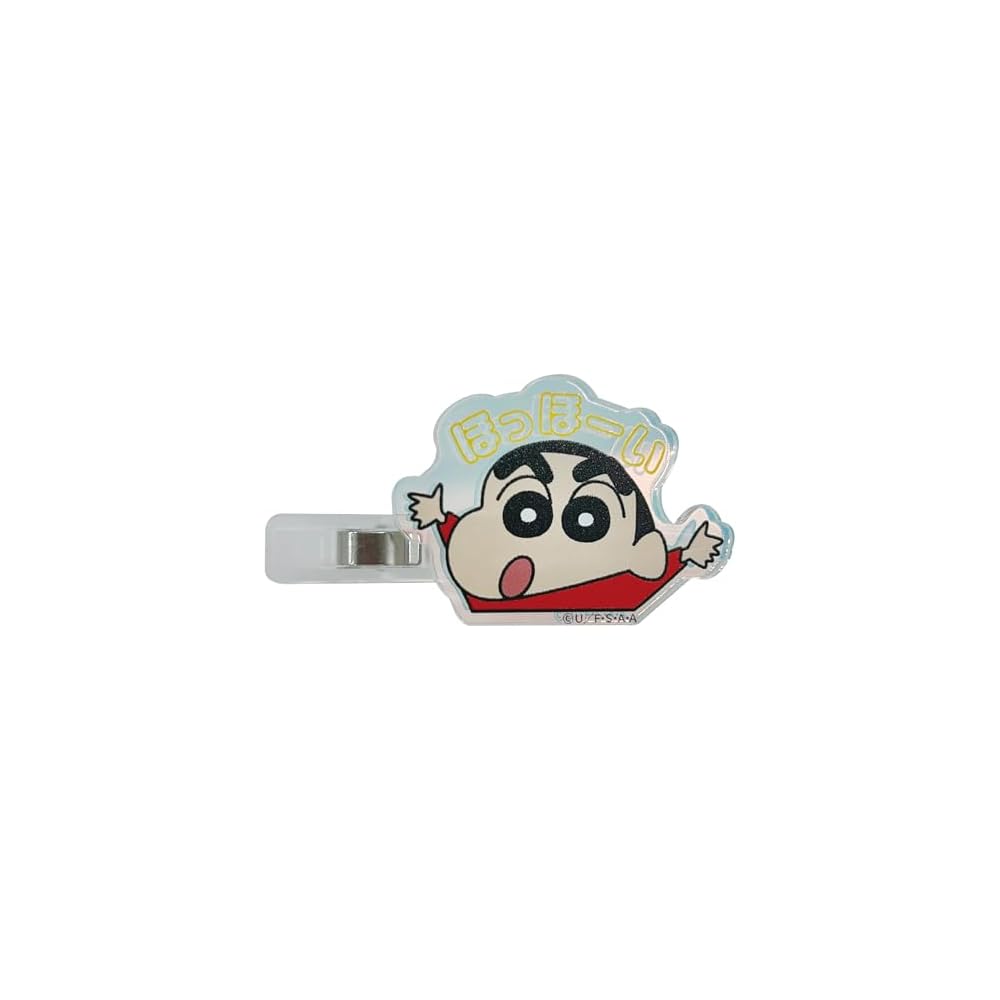 I-Planning Crayon Shin-chan Aurora Acrylic Hair Clip - Oh Dear! H40 X W40mm (Acrylic) 7 X 55mm (Hair Clip) K4100F