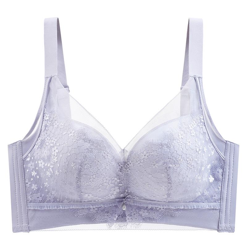 

Женское нижнее белье больших размеров Тонкий бюстгальтер без косточек Красивая спина Бюстгальтер больших размеров Пуш-ап 46/105E синий