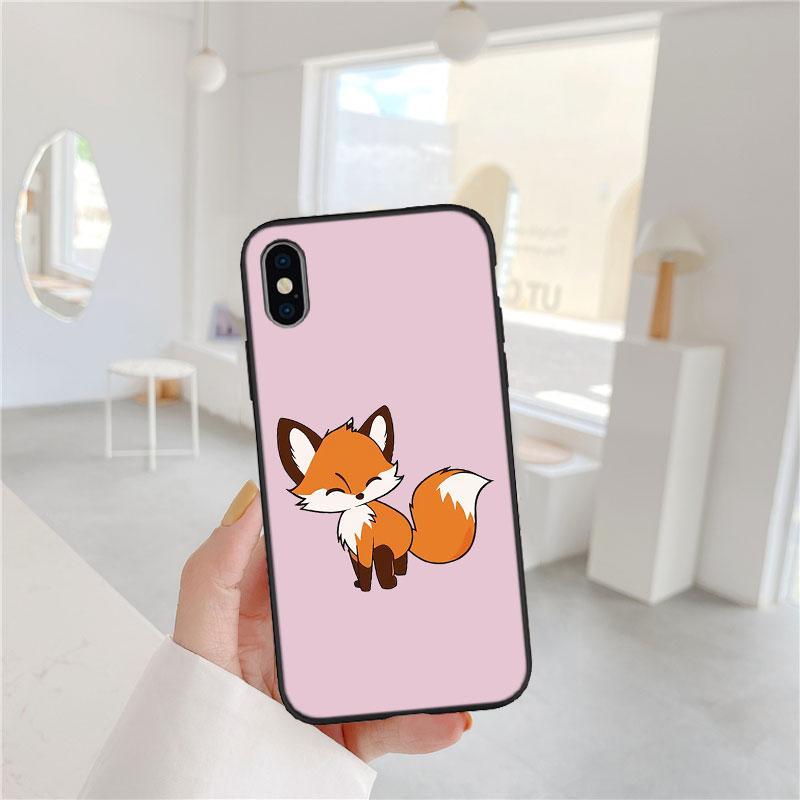 FM24 fox cute Soft Shell Phone Case for OPPO A40 A60 A80 A15 A16 A16K A12 A17 A17K A54 A54S A53 A53S A55 A56 A57 A98 F23