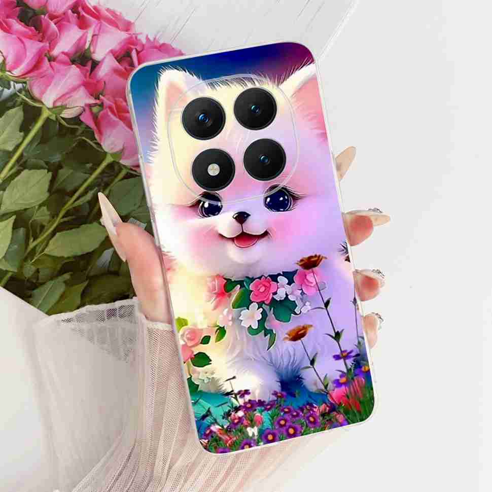 Für Xiaomi Redmi Note 15 Pro Plus ProPlus 5G Hülle Blume Cartoon Hülle Weiche Silikonhülle Für Redmi Note 15 Pro+ Hülle
