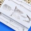 Skeleton Halloween Skeleton Body Silicone Molds Fondant Cake Decorating Tools Sugarcraft Candy Clay Chocolate Gumpaste Mold