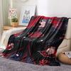 1Pc Cartoon Print Flannel Blanket, High Quality Comfortable for All Seasons, Home Decor, Warmth and Comfort, Perfect for Christmas Birthday Gift