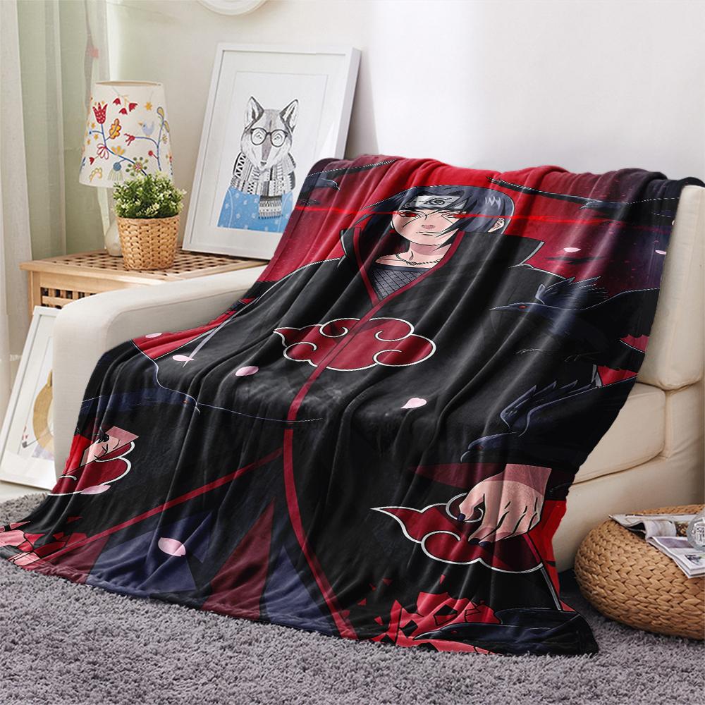 1Pc Cartoon Print Flannel Blanket, High Quality Comfortable for All Seasons, Home Decor, Warmth and Comfort, Perfect for Christmas Birthday Gift