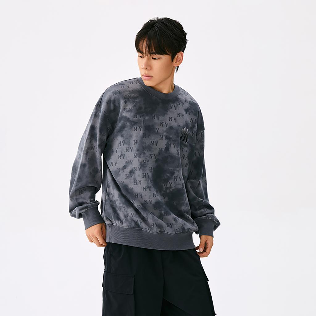 New MLB New York Yankees 25FW Sweatshirt Unisex Standard Charcoal Gray 3AMTM1154-50CGS