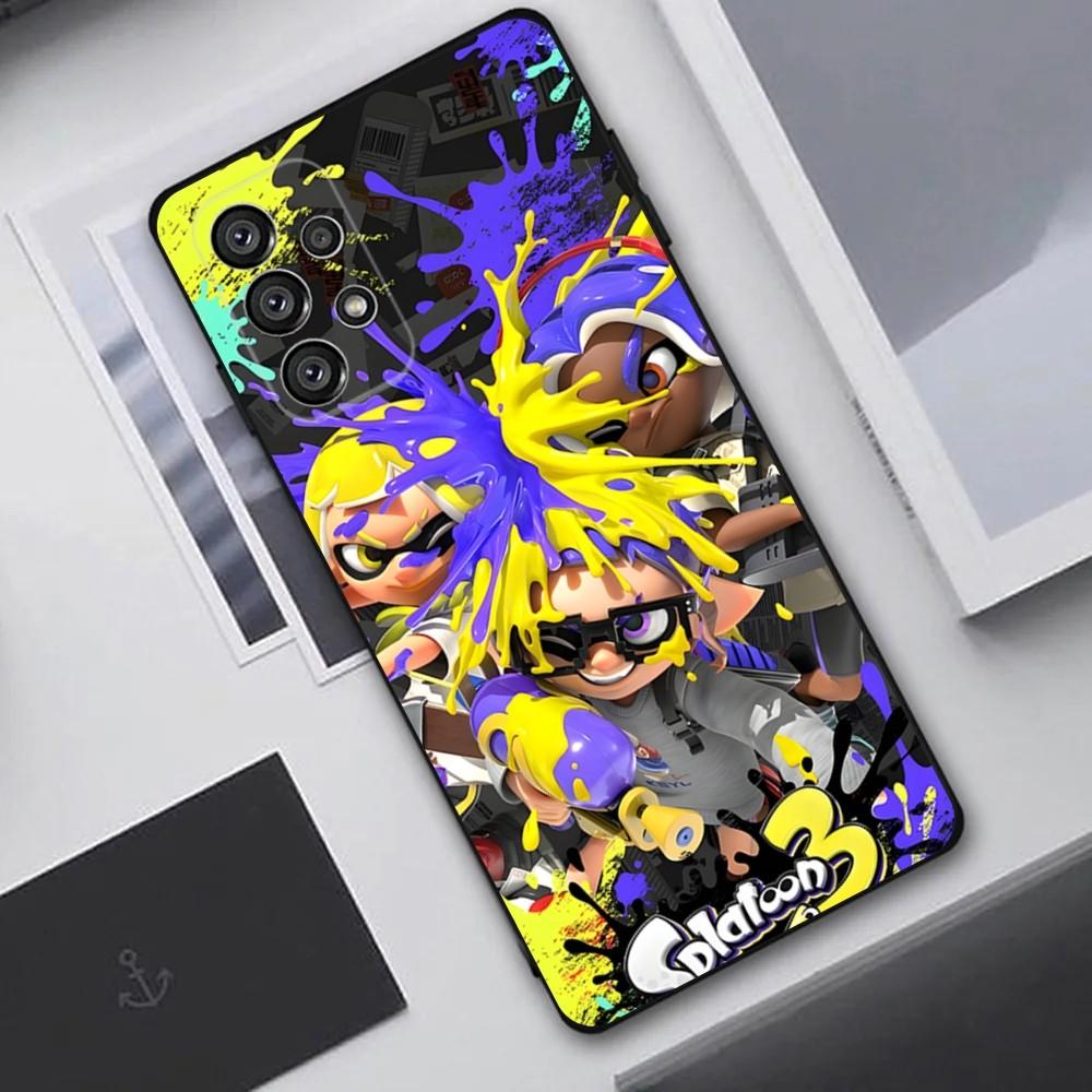 Game S-Splatoon 2 3 Phone Case For Samsung Galaxy A20,A21s,A22,A31,A32,A52,A53,A72,73,A80,A91 Soft Black Cover Samsung a325g