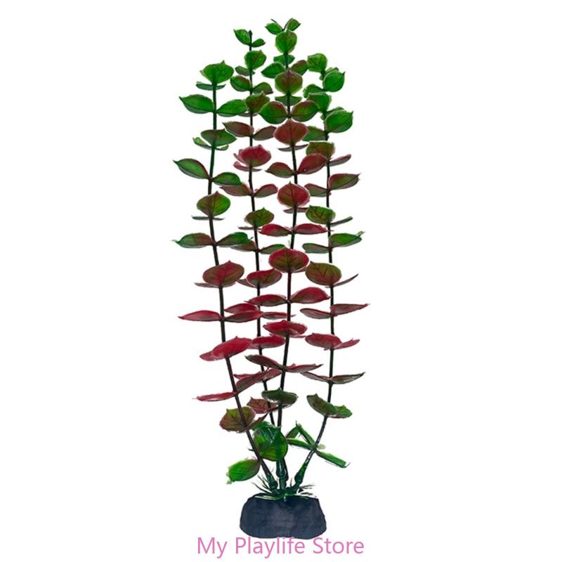 Artificial Plastic Water Plant Grass Aquarium Decorations Plants Fish Tank Grass Flower Ornament Decor Aquatic Accessories