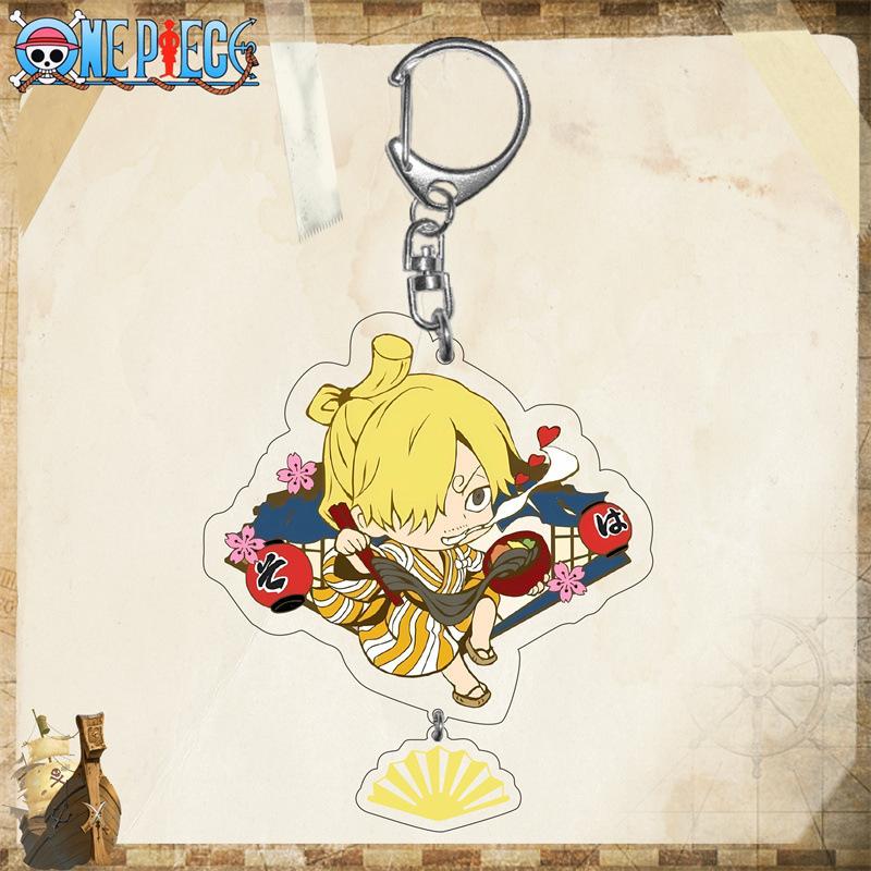 One Piece Luffy Acrylic Keychain - Chopper, Zoro, Anime/Manga, 2D Acrylic Keychain/Cartoon Keychain Gift