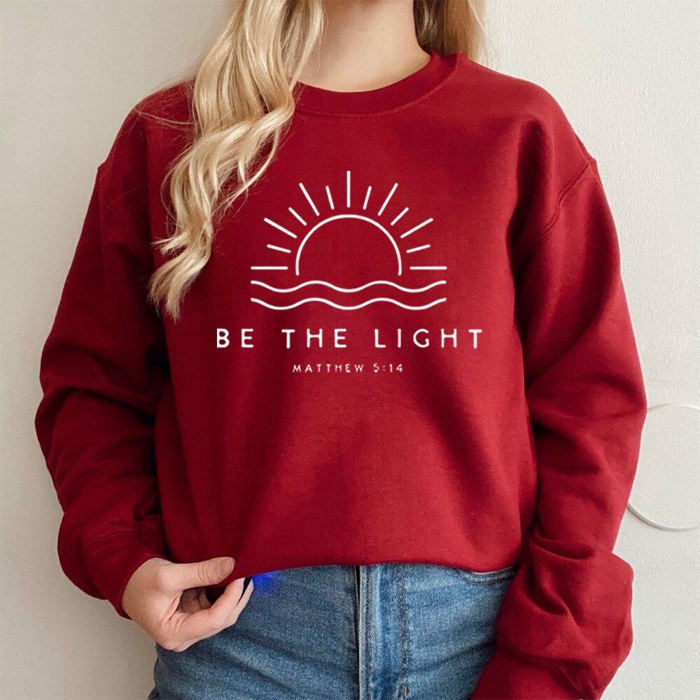 Be The Light Sweatshirt Amazing Grace Shirt Believe Shirt Self Love Graphic Tees Unisex Crewneck Sweatshirts Hoodies