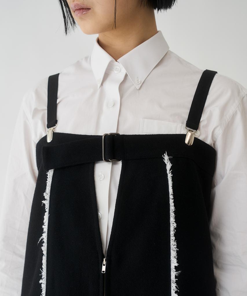 Yusim Wool Damaged Suspender Dress