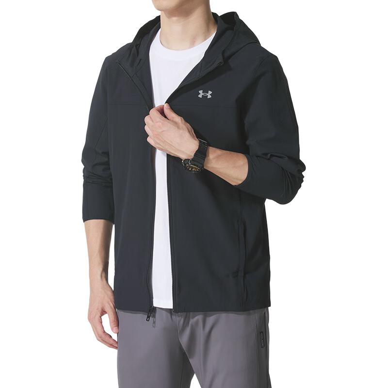 Under Armour FW25 Hooded Breathable Sports Casual Jacket Men Jacket 6005897-001
