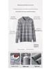 Men's 100% Wool Color Block Stripe Polo Collar Sweater, Autumn/Winter Collection