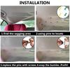 60Pcs Beige Car Roof Headliner Ceiling Sagging Liner Repair Kit Snap Button Pin