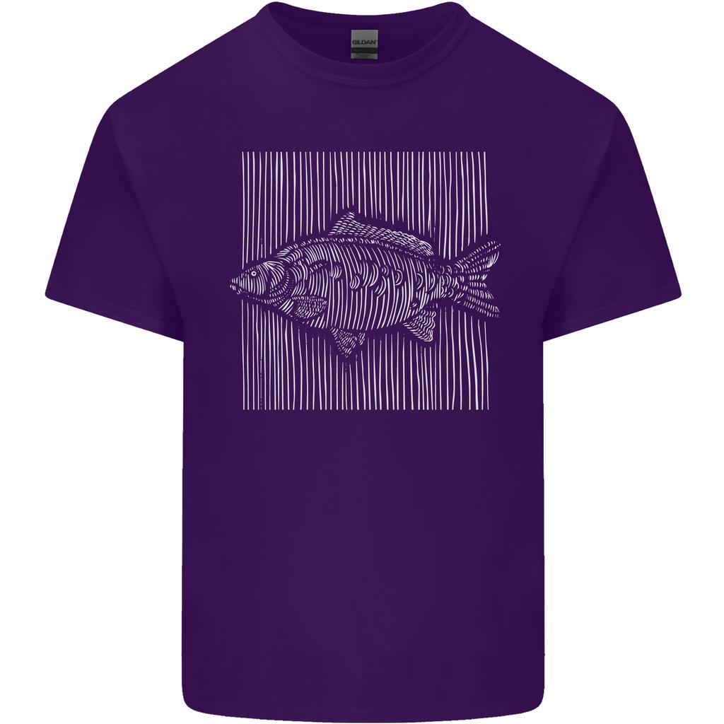 Carp Lines Fishing FisherUnisex Fish Angling Unisexs Light Cotton TShirt