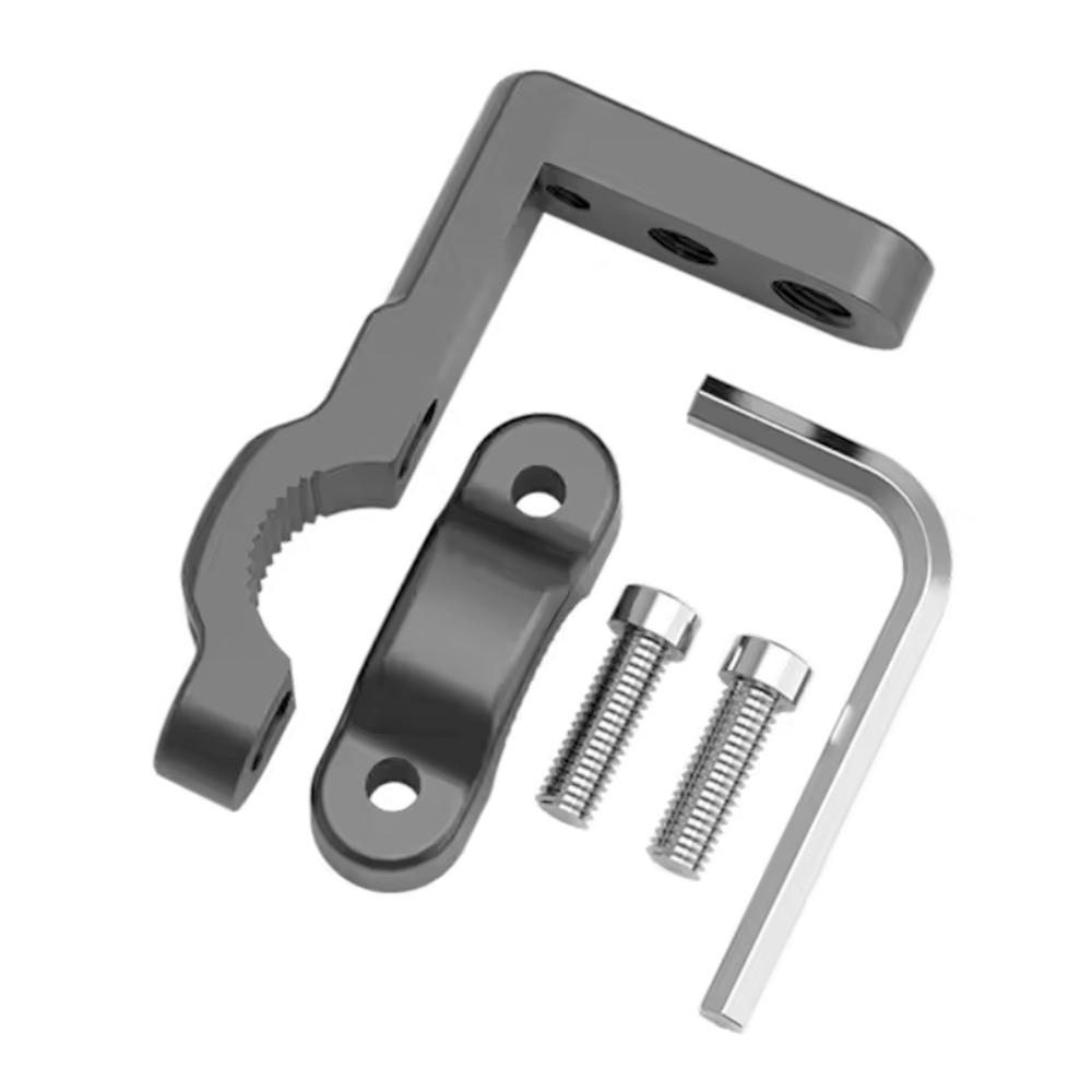 Lightweight CNC Aluminum Motorcycle Handlebar Mount 17–22mm Universal Lamp Holder