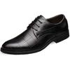 2025 Spring Men's Formal Leather Shoes - Groomsmen Large Size, Versatile Casual, Wedding & Business Attire.