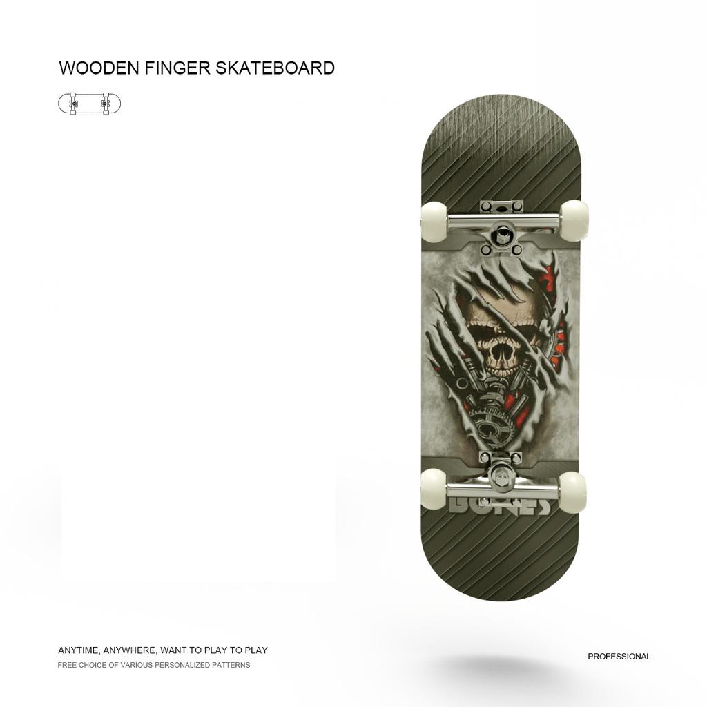 Hračky na hmatník Five Layer Maple Professional Mini Skateboard Fingerboardy Vzdělávací párty dárek pro děti Chlapci Dívka