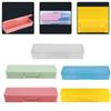18.8*7*3cm Nails Storage Box Blue Pink Plastic Case White