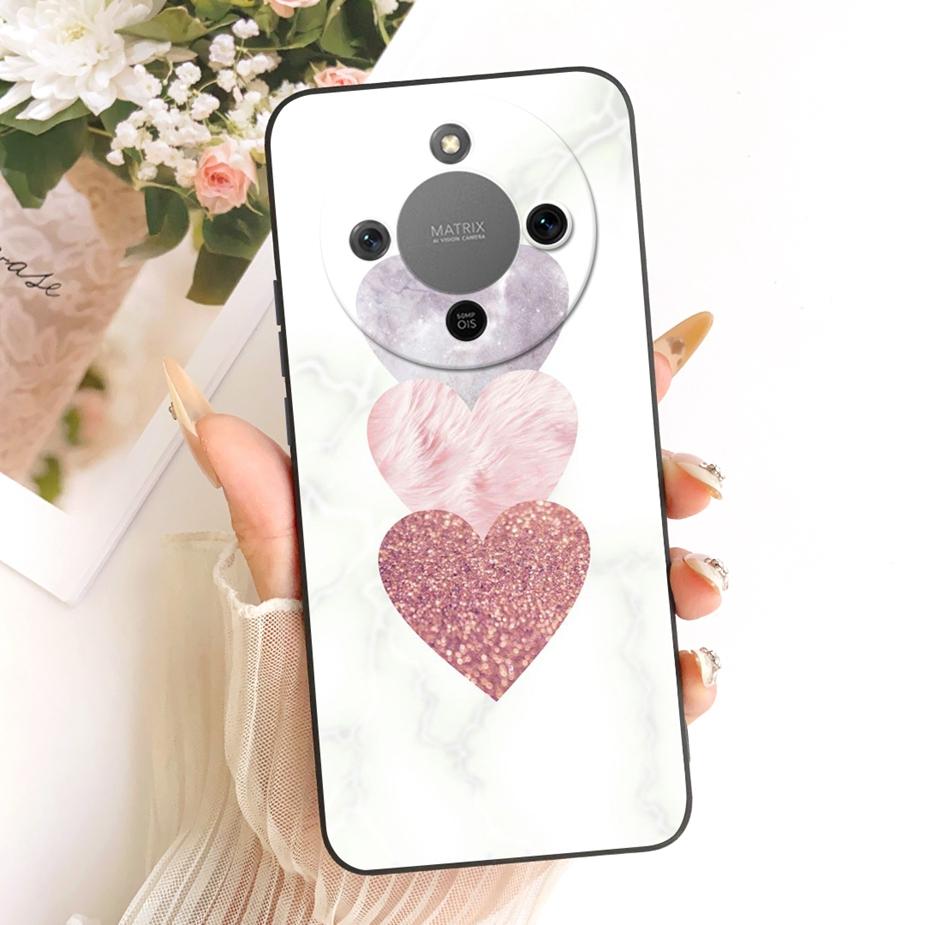 For Honor X9d Case MTN-NX1 Cute Dinosuar Cartoon Cover Soft TPU Phone Cases For Honor Magic 8 Lite X 70 HonorX70 HonorX9d Fundas