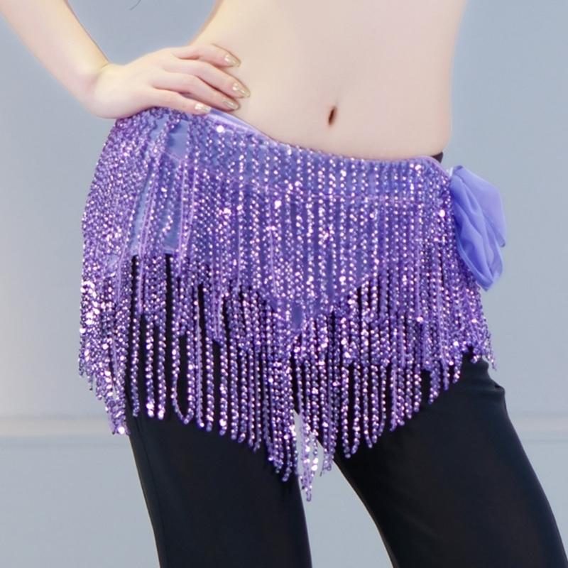 Professional Grade Belly Dance Hip Scarf Lightweight Polyester Fabric for Comfortable Extended Dance Practice
