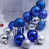 NEW 24pcs Christmas Balls 3cm Colored Ball Pendants DIY Christmas Tree Party Hanging Ornaments Set New Year Home Xmas Decoration