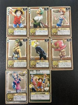 One Piece Carddass old used 8-cards