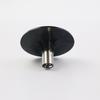 Suction Cup Adapter with 3 Pin Metal Connector Black Round Base 8.5Cm/3.34in for Love Machines Accessories Setups and Spare Part Storage