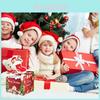 Red Christmas Theme Pattern Gift Box For Holiday Gift Exchange And Celebrations
