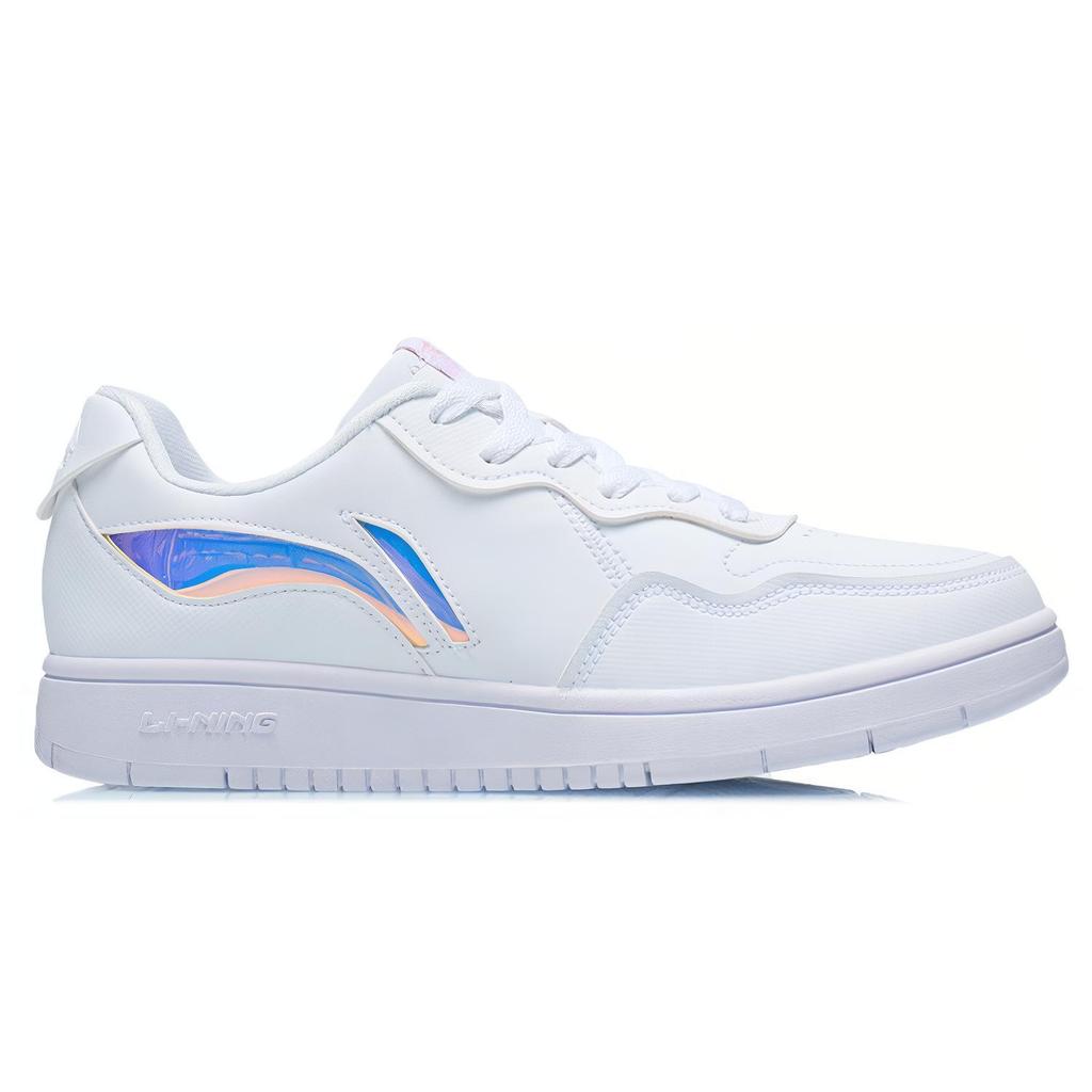New LiNing Low Top Skateboard Shoes Women's White AGCR318-1