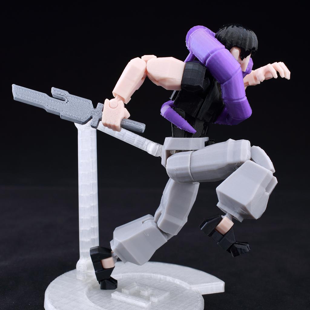 9L3D Printed Lucky Dummy 13 Jujutsu Kaisen Fushiguro Toji Anime Multi-Jointed Shapeshift Toys Action Figures Mannequin Model
