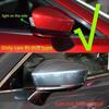 For Mazda 6 Atenza 2014 2015 2016 2017 ABS Car Rearview Side Mirror Cover Wing Cap Exterior Door Housing Trim Adhesive Sticker