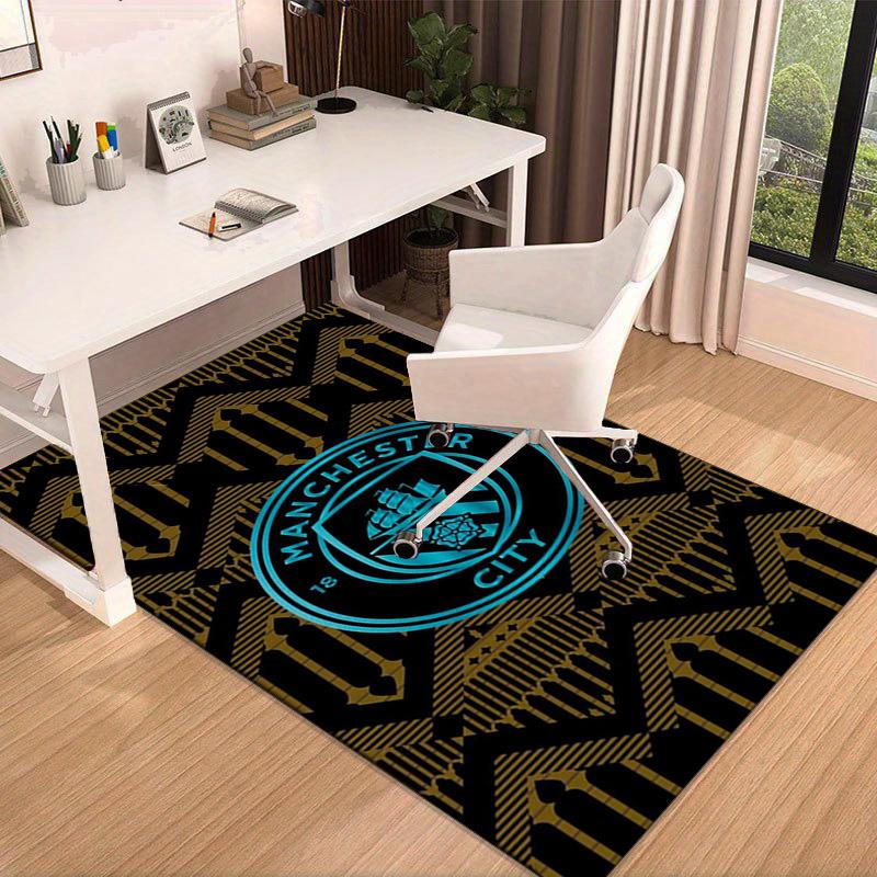 City Football Club Printed Area Rug for Office, Chair Rug, Decorative Carpet Floor Mat, Large Size Fan gifts Christmas gifts
