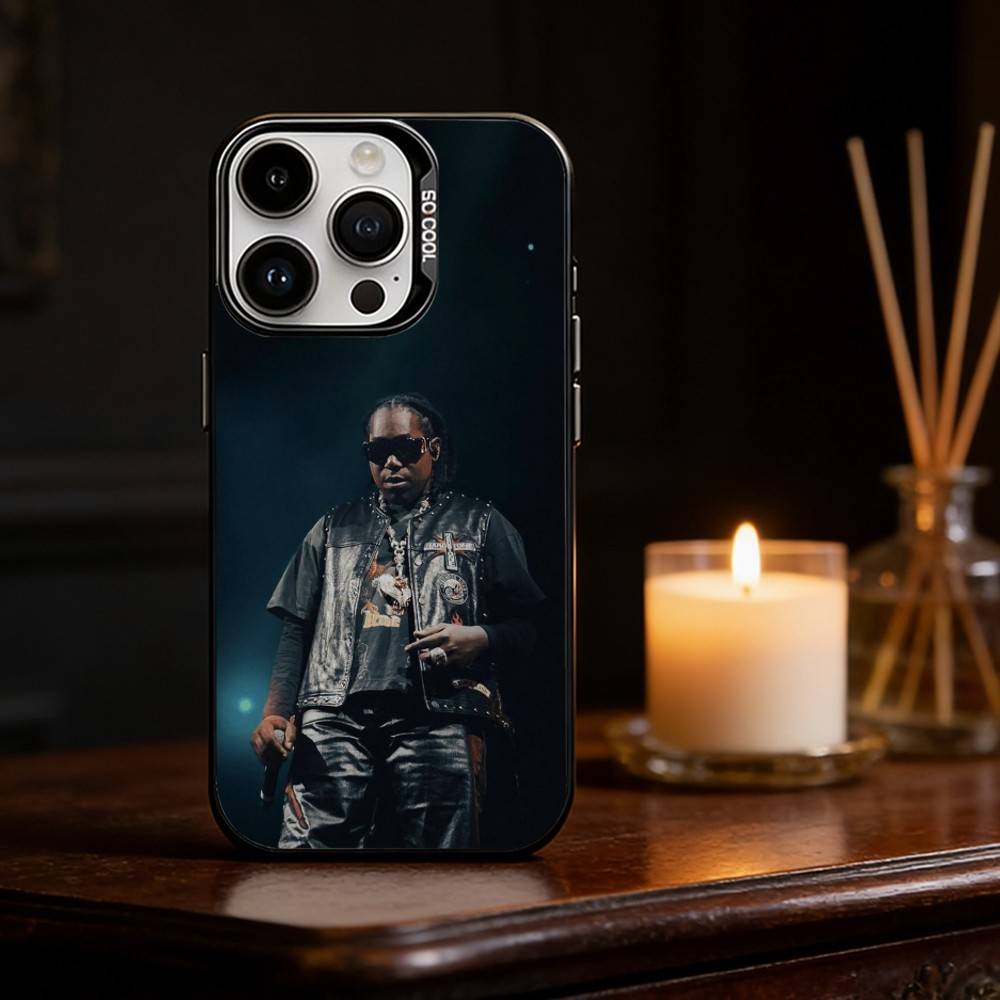 Rapper D-Don T-Toliver Singer Phone Case For iPhone 17,16,15,14,13,12,11,Pro Max,Plus Candy Silver Cover