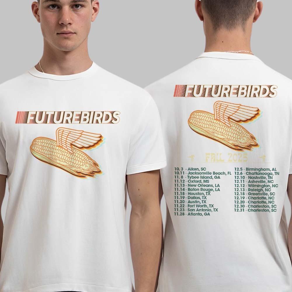 Futurebirds Fall 2026 North American Schedule Dates Two Sided T-Shirt All Size L