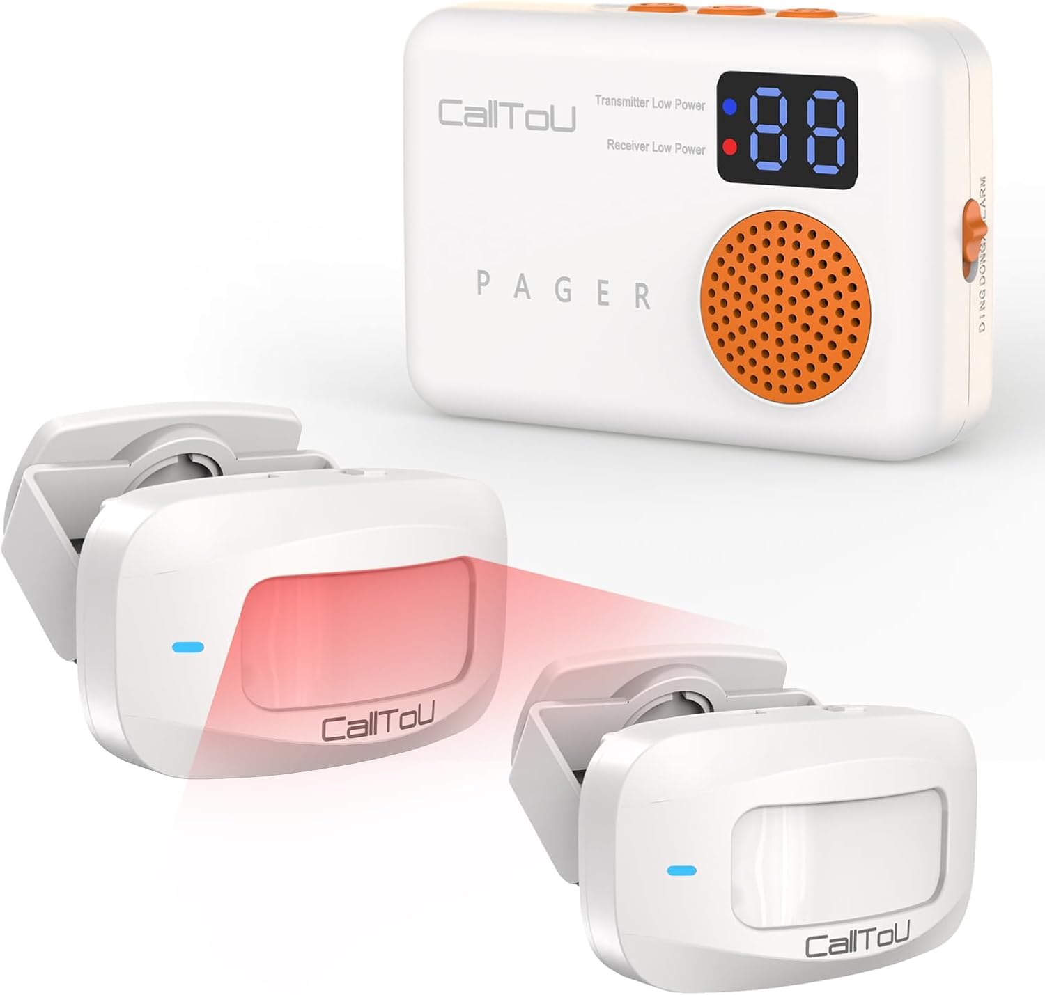 

CallToU Wireless Motion Wandering Call for Home No Wiring Motion 5 Volume 150M for and Pregnant 1 2 Transmitters Doorbell, Sensor, Sensor, Bell, Care,