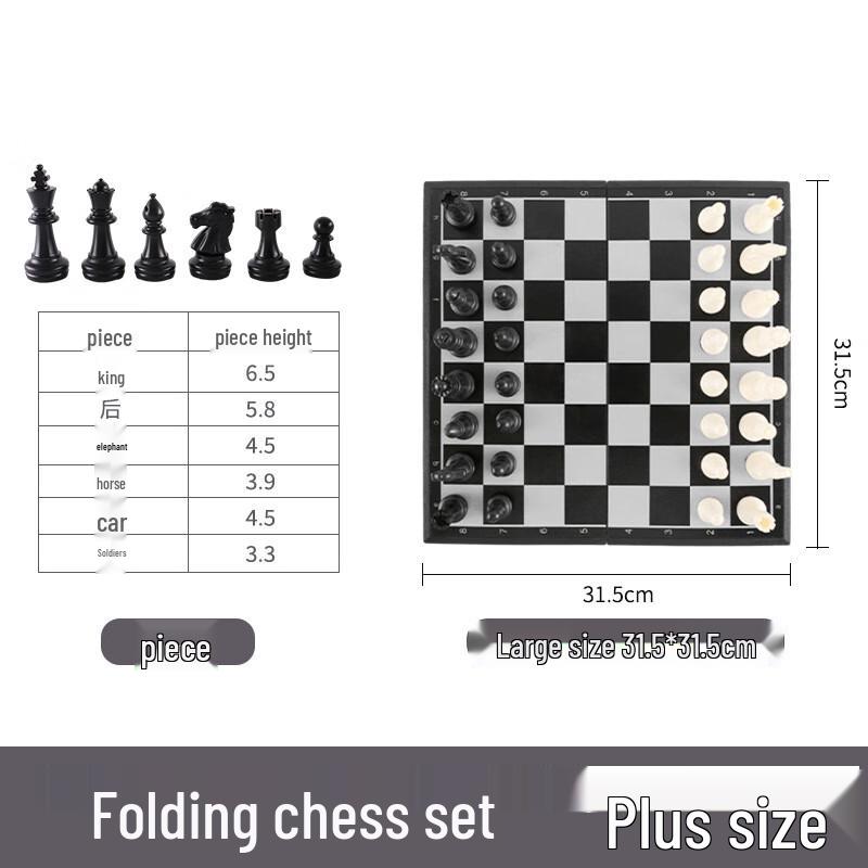 Brangdy Magnetic Foldable Chess Set