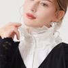 Fashionable Detachable Collar High Neck Accessory Neckwear For Dresses Blouses Formal Event Half Shirt Decorative Collar