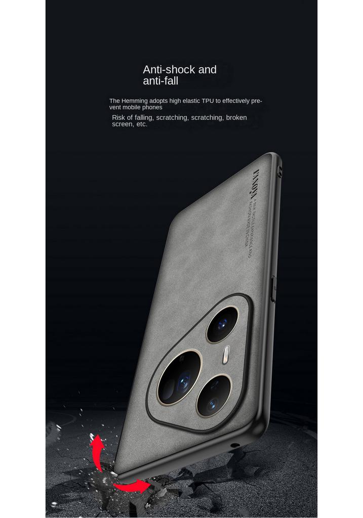 Plain leather comfortable suede case For Huawei Pura80 Ultra Pura 80 Pro + 70 Pro P60 P50 Mate 70 Pro 60 RS Ultimate 50 Cover