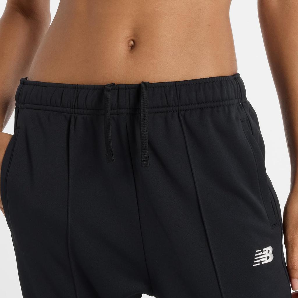 New Balance Knit Pants Black Women's (Tapered) (AWP51106) - Training/Running Jersey, Moisture-Wicking, Quick-Drying,
