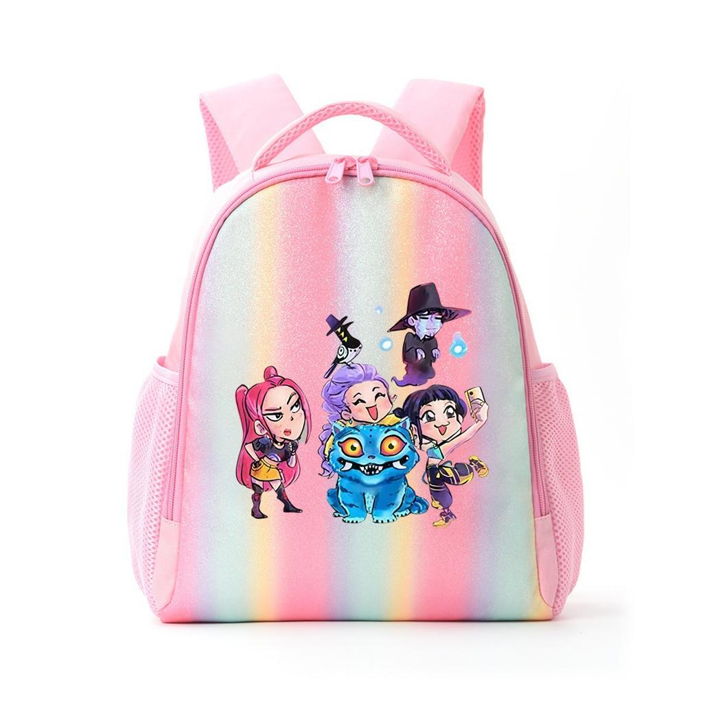 Hexenjäger Kinderrucksack Grundschüler Regenbogen Schultasche Kinderrucksack Reise Leichter Freizeitrucksack